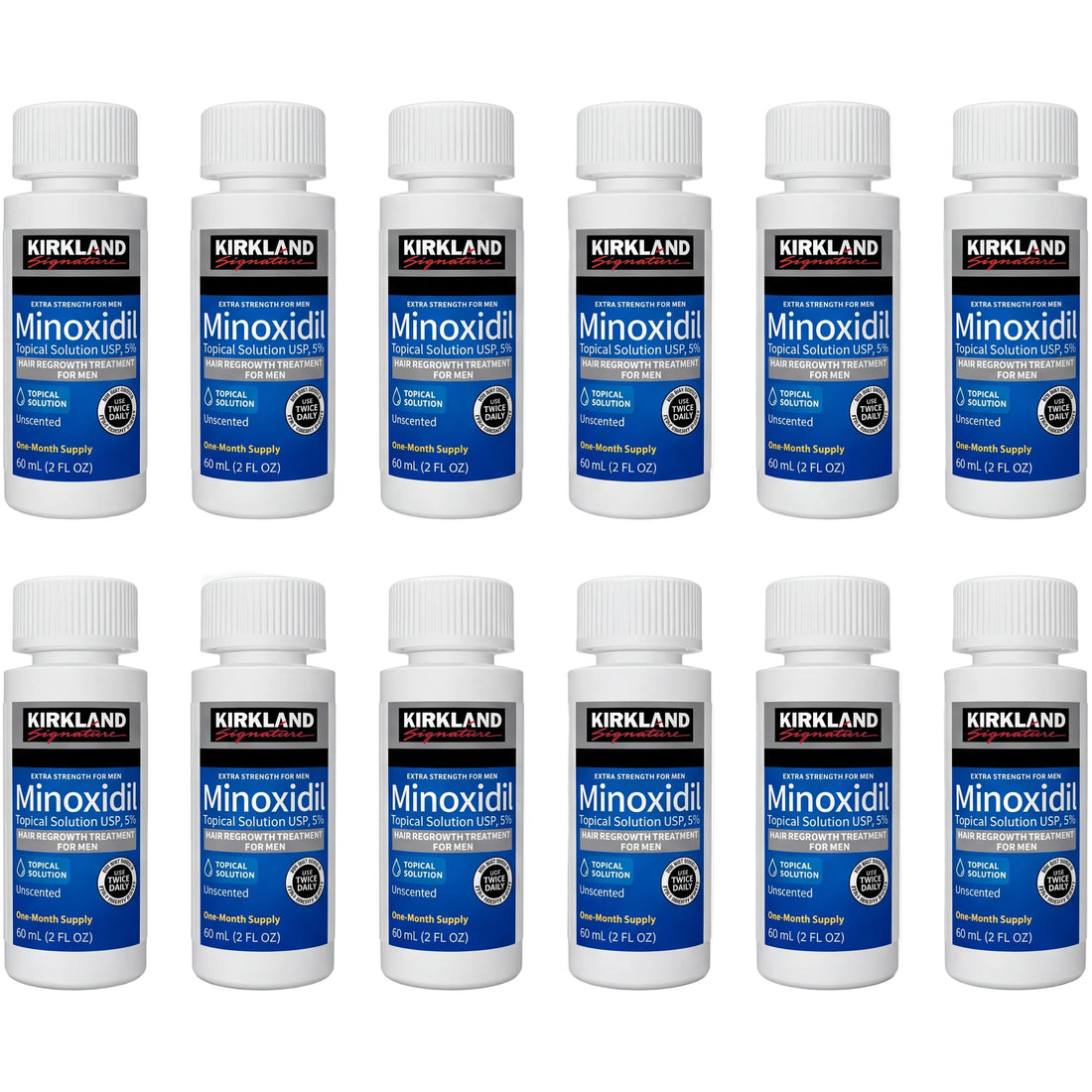 Kirkland Signature Minoxidil-lösning 5% för män - 12 månaders förbrukning