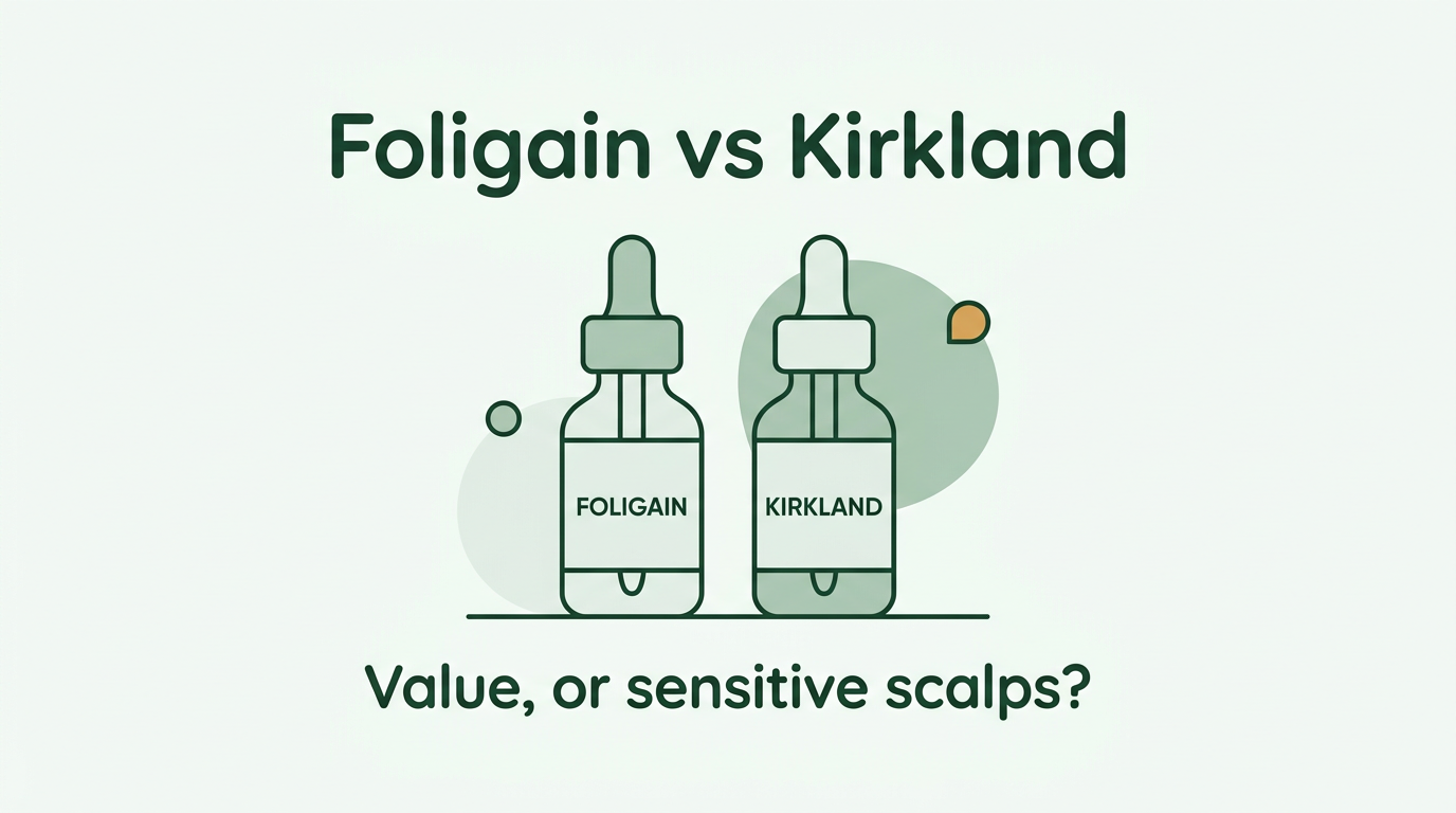 Foligain versus Kirkland minoxidil