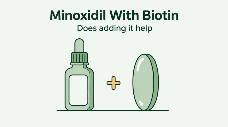 Hjelper det å tilsette biotin til minoksidil