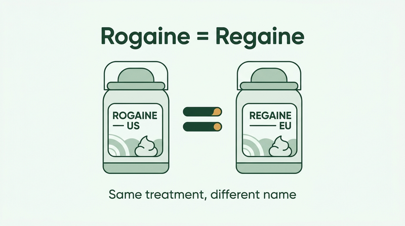 Rogaine e Regaine sono lo stesso trattamento
