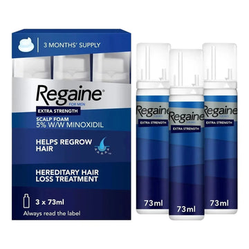 Regaine Schiuma 5% per Uomo (3 Mesi)