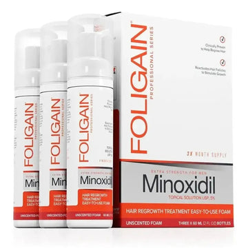 Foligain Foam 5% for Men (3-Month Supply)