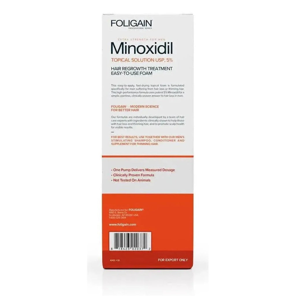 Foligain Foam 5% for Men (3-Month Supply)