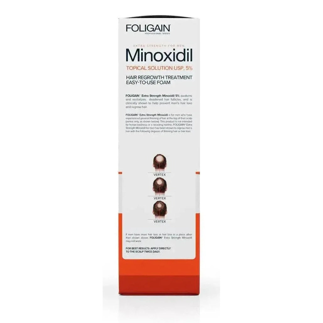 Foligain Foam 5% for Men (3-Month Supply)