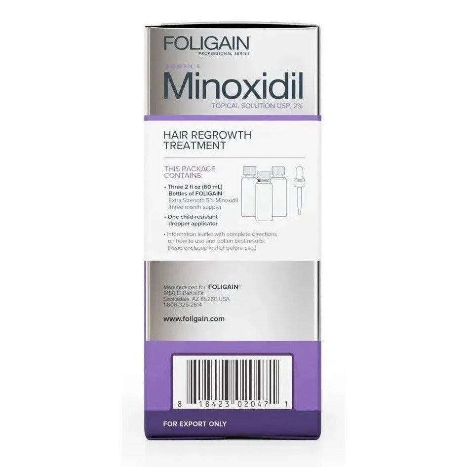 Foligain Lotion 2% for Women (3-Month Supply)