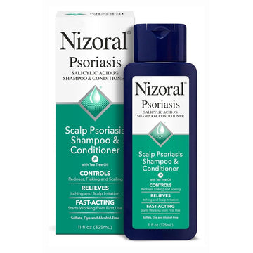 Nizoral scalp psoriasis shampoo and conditioner 3% salicylic acid, 325 ml