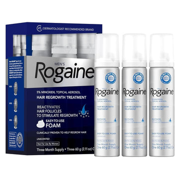 Rogaine Minoxidil Foam 5% for Men - 3 Month Supply