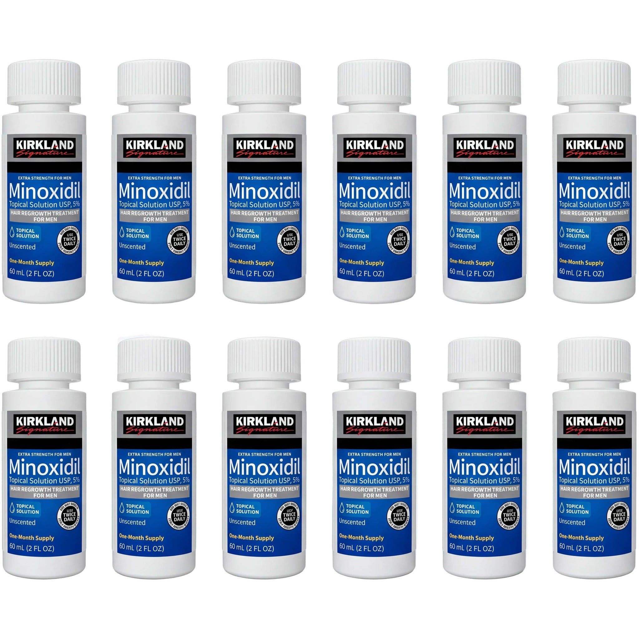 Kirkland Signature Lotion Minoxidil 5% pour Hommes – 12 Mois