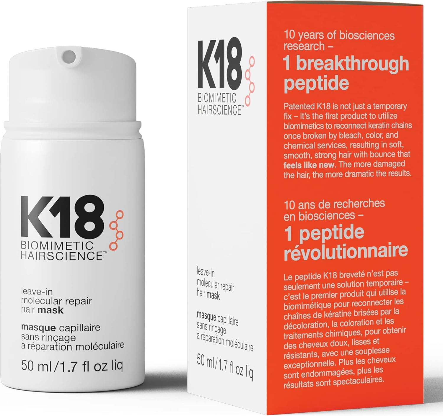 K18 Leave-In Molecular Repair Hair Mask