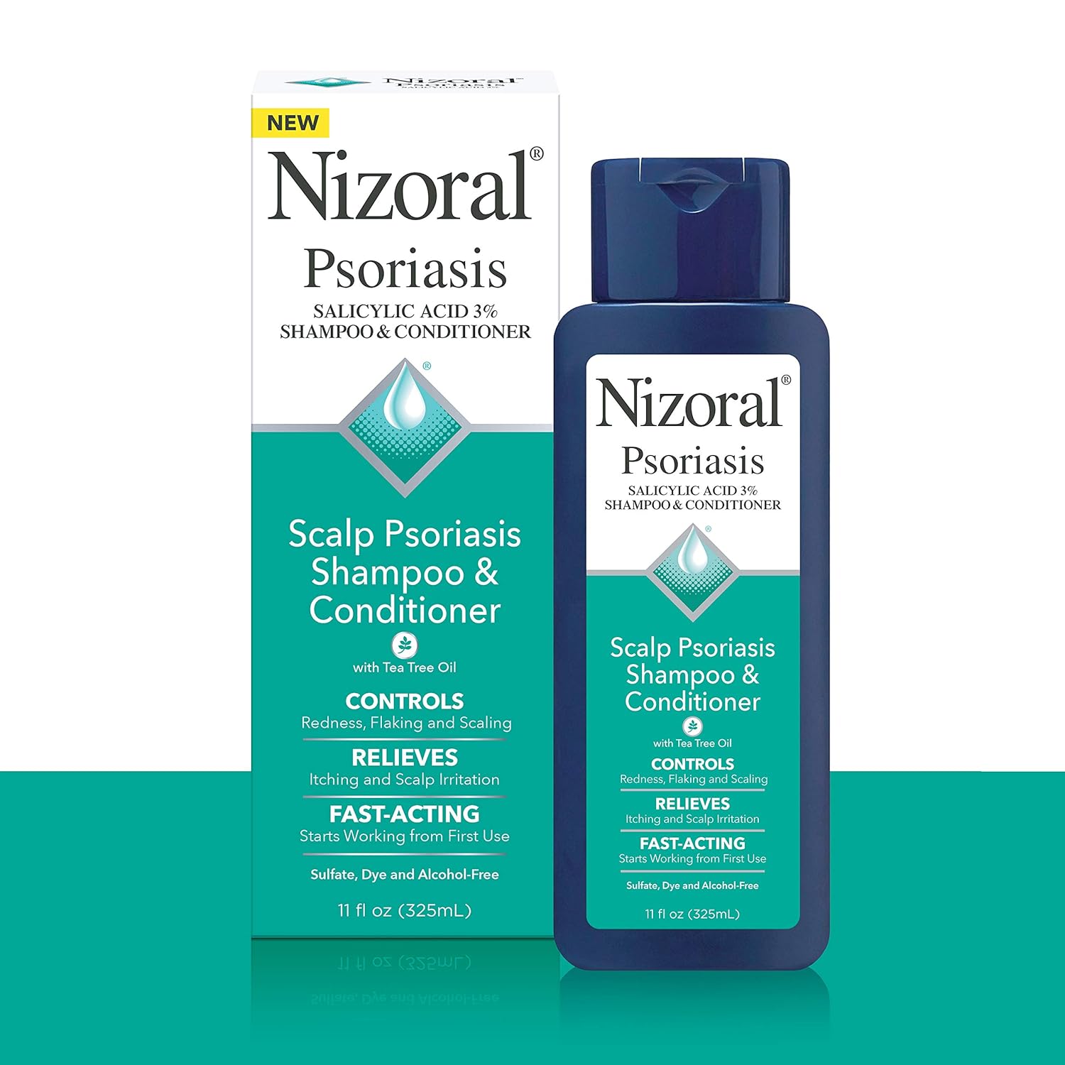 Nizoral Psoriasis Anti-dandruff Shampoo & Conditioner 3% Salicylic Acid (325ml)