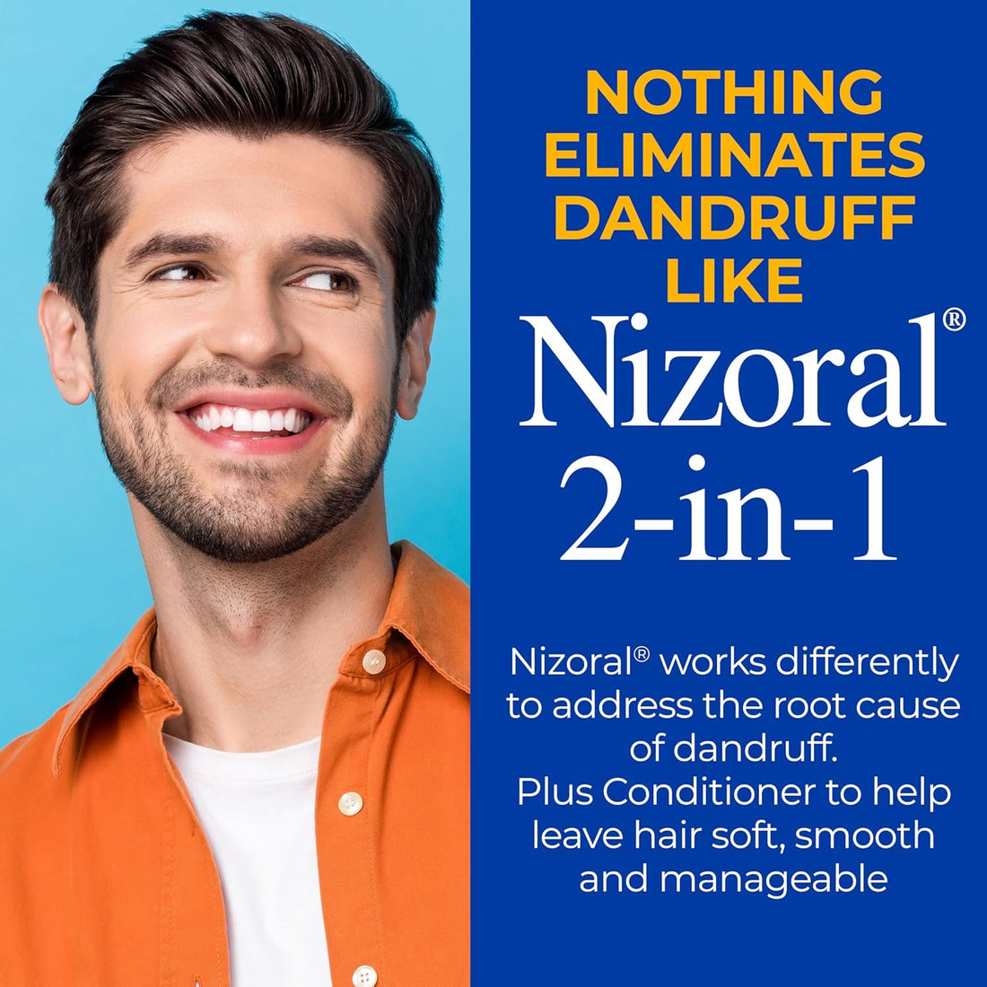 Nizoral 2-in-1 Anti-Dandruff Shampoo + Conditioner 1% (400ml)