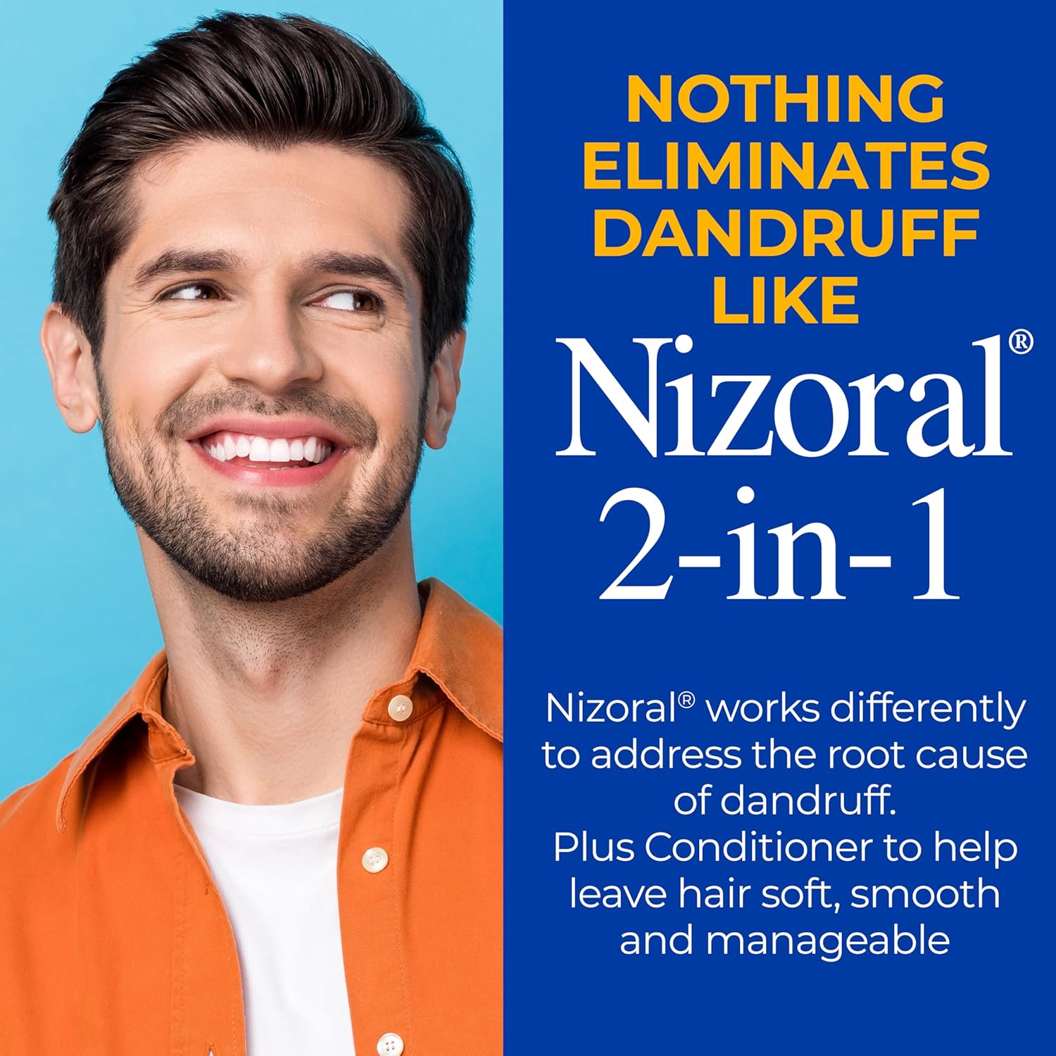 Nizoral 2-in-1 Anti-Dandruff Shampoo + Conditioner 1% (400ml)