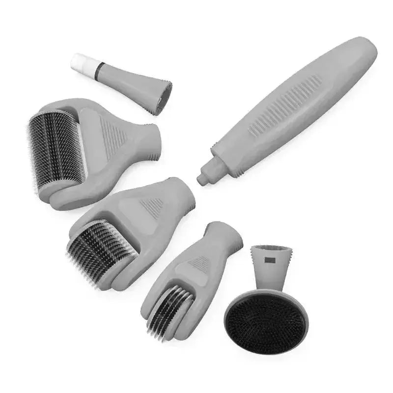 Dermaroller Kit 6 in 1 Black/Pink - 0.5 mm to 1.5 mm