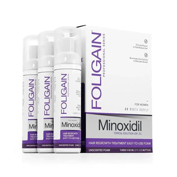 Foligain Foam 2% for Women (3-Month Supply)