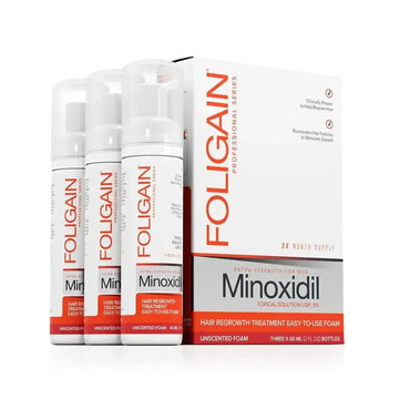 Foligain Foam 5% for Men (3-Month Supply)