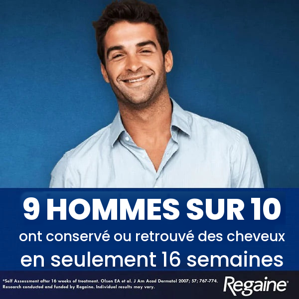 Regaine Mousse Minoxidil 5% pour Hommes