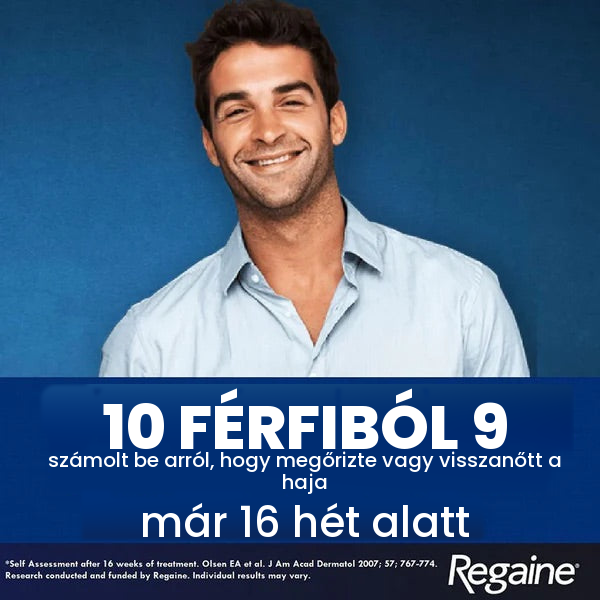 Regaine Minoxidil hab 5% férfiaknak - 6 havi adag