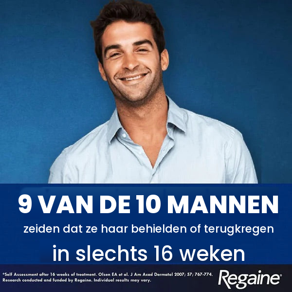 Regaine Minoxidil Schuim 5% voor Mannen – 6 Maanden Voorraad
