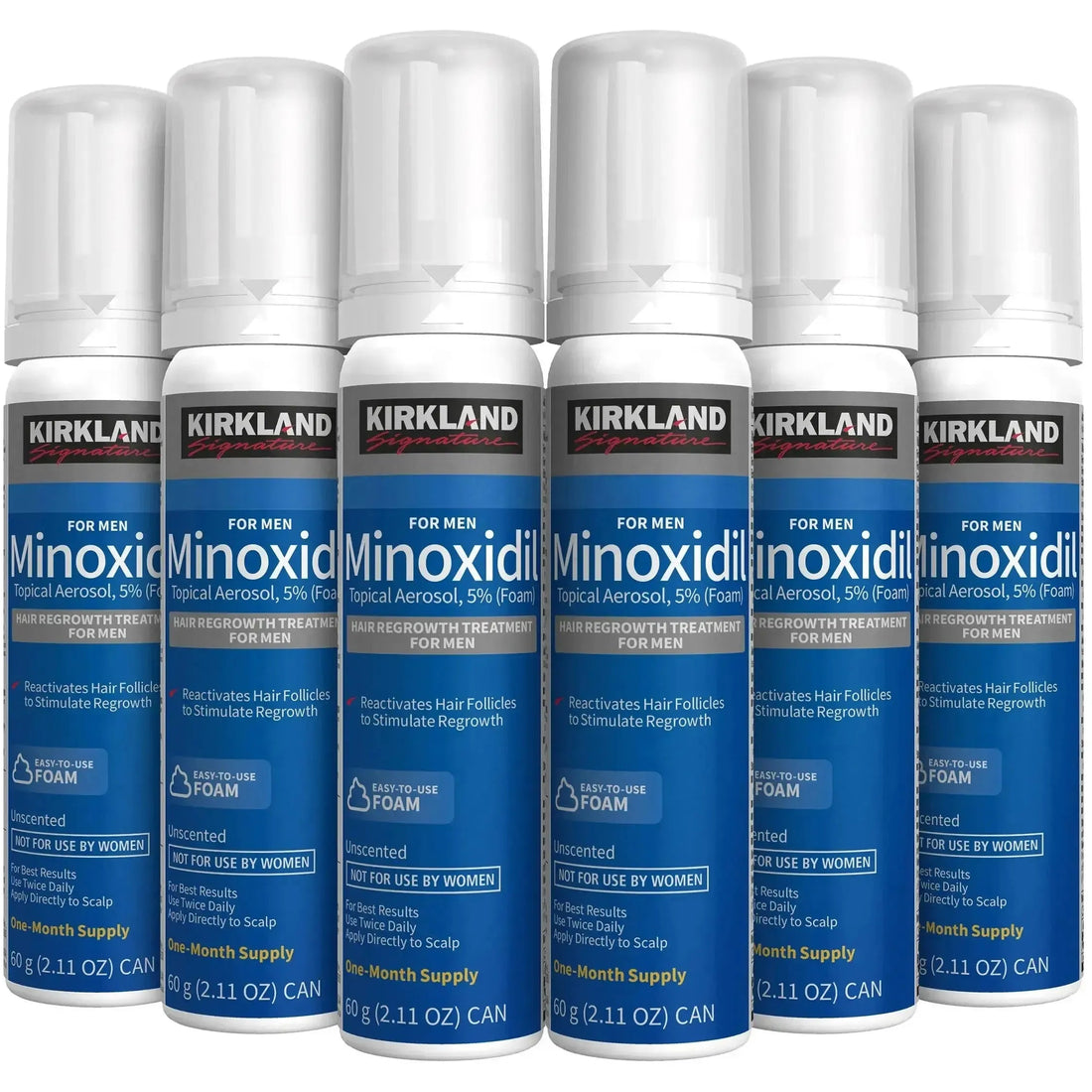 Kirkland Foam 5% for Men (6-Month Supply)