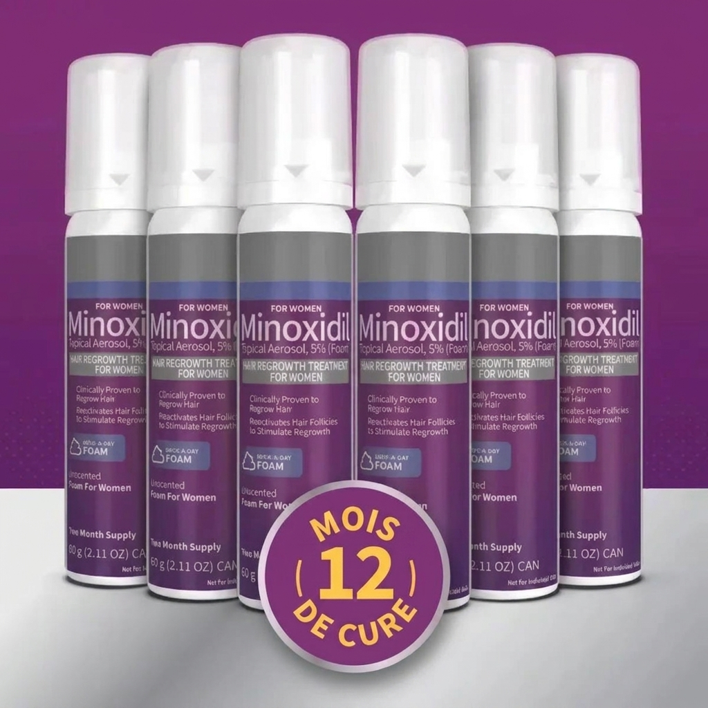 Kirkland Mousse 5% pour Femmes (2-12 Mois)