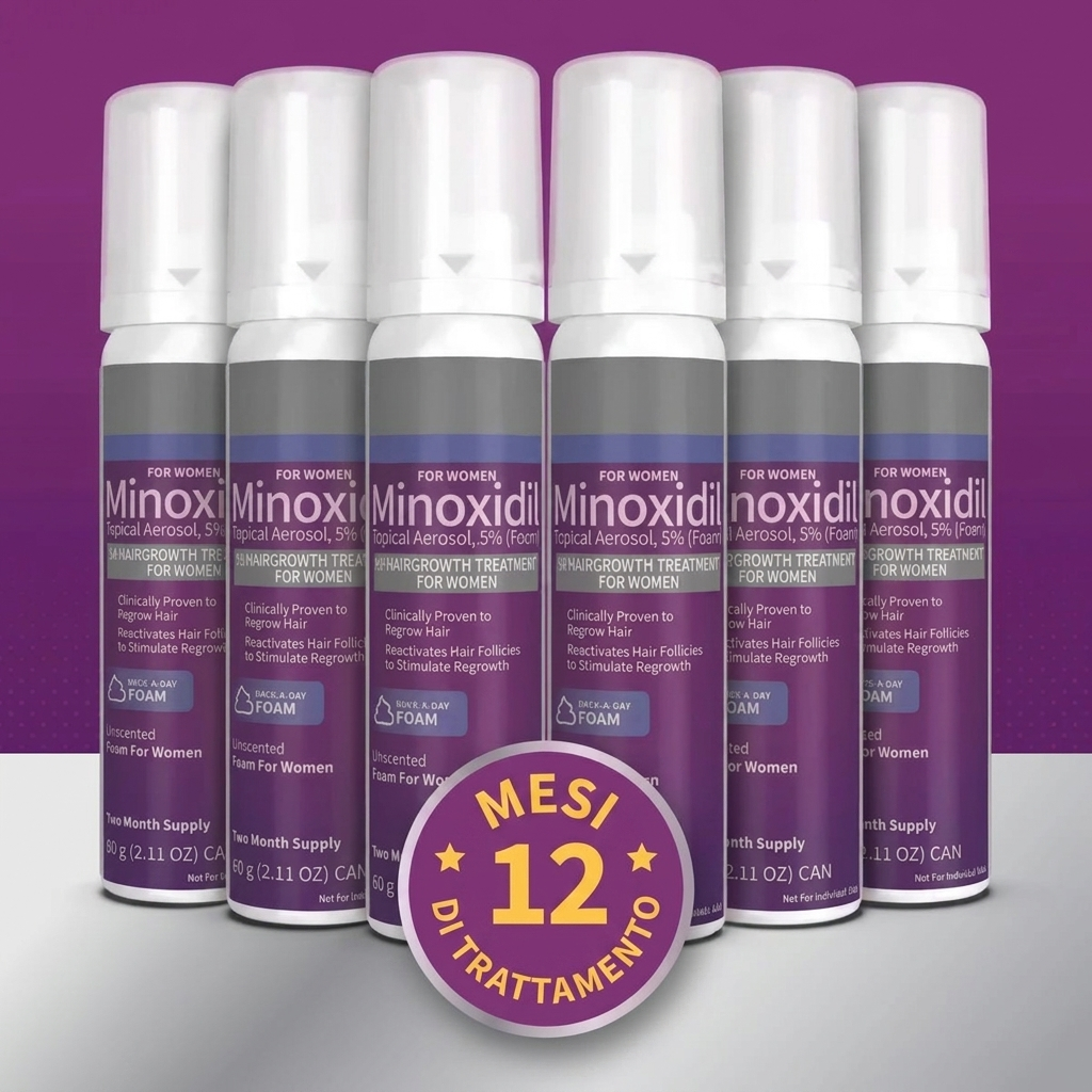 Kirkland Schiuma 5% per Donna (2-12 Mesi)