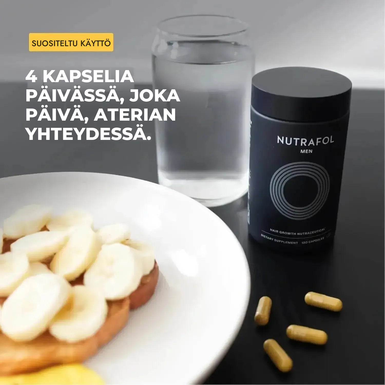 Nutrafol miehille (120 kapselia)