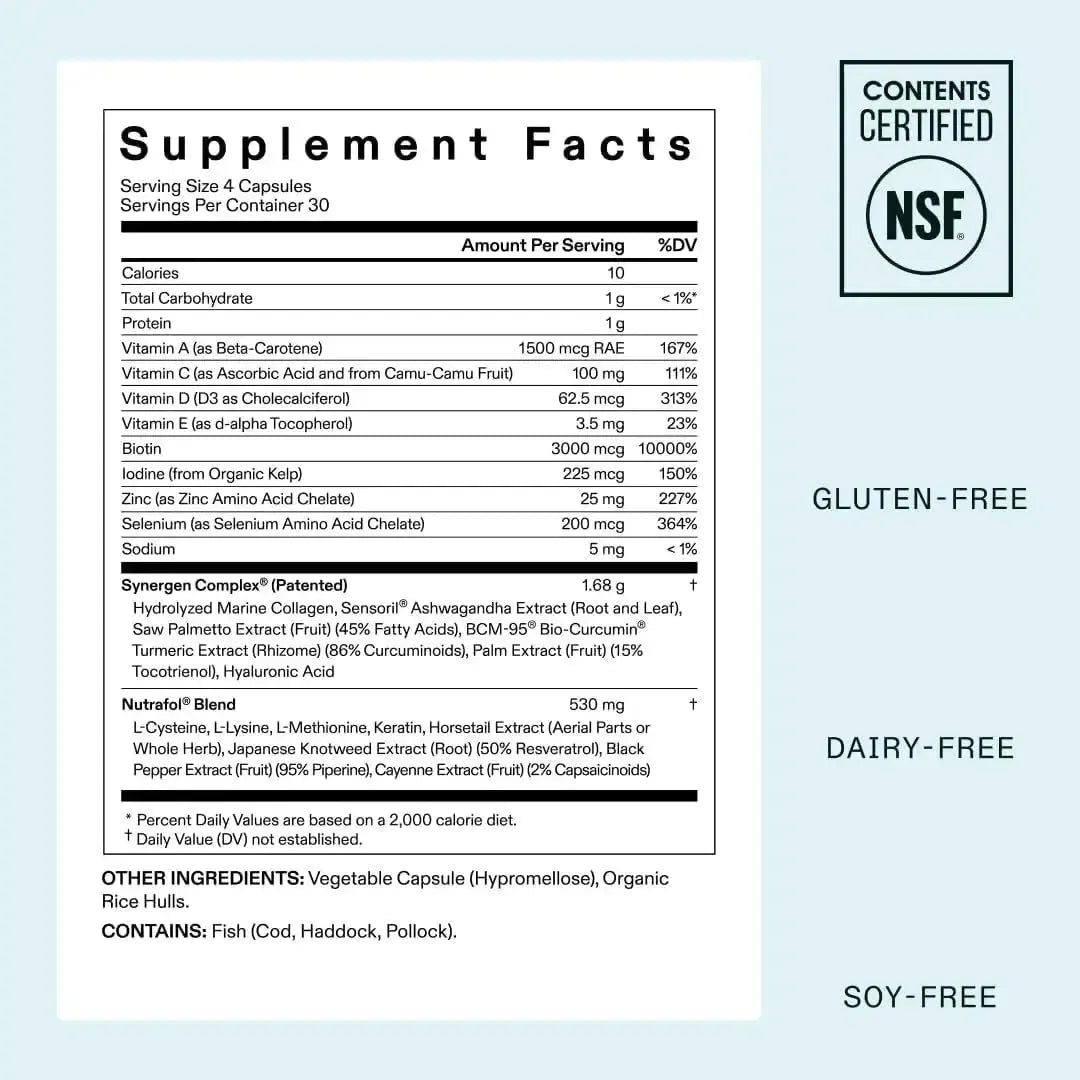 Nutrafol for Women 18-44 years (120 Capsules)