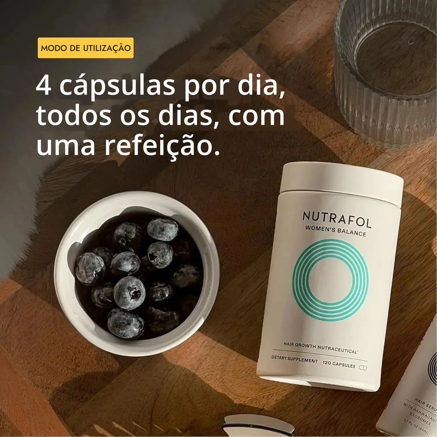Nutrafol para Mulher 45+ (120 Cápsulas)