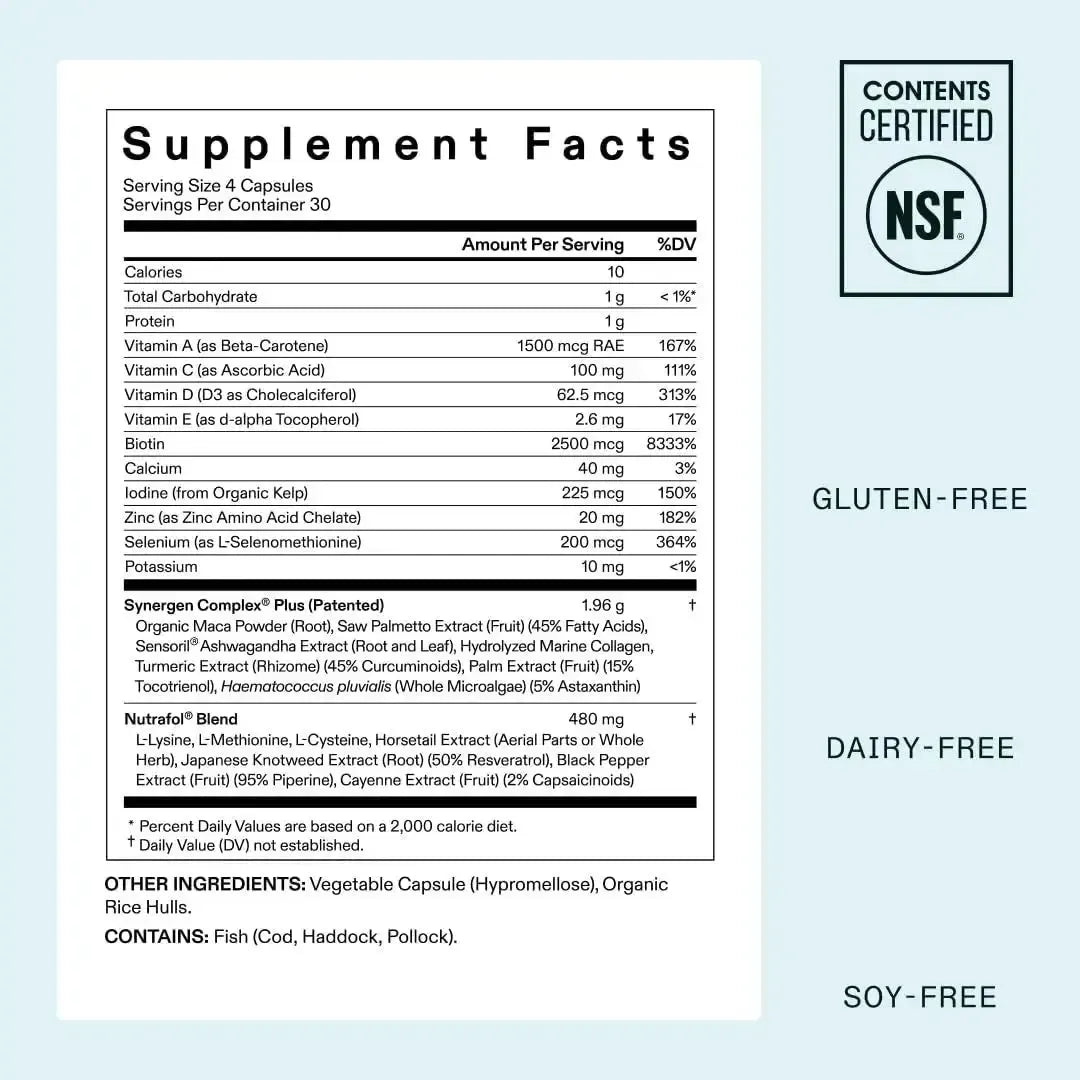 Nutrafol for Women 45+ (120 Capsules)