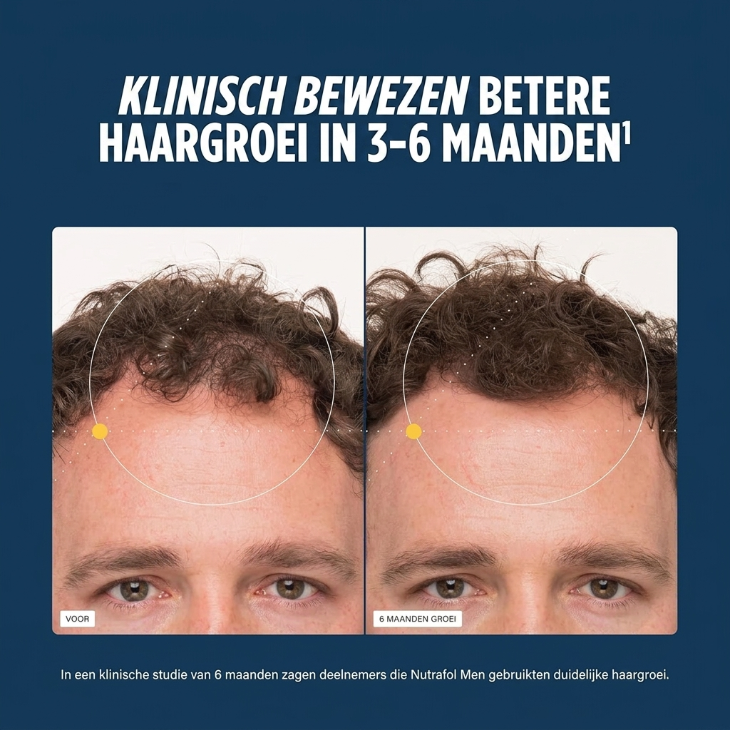 Nutrafol voor Mannen (120 Capsules)