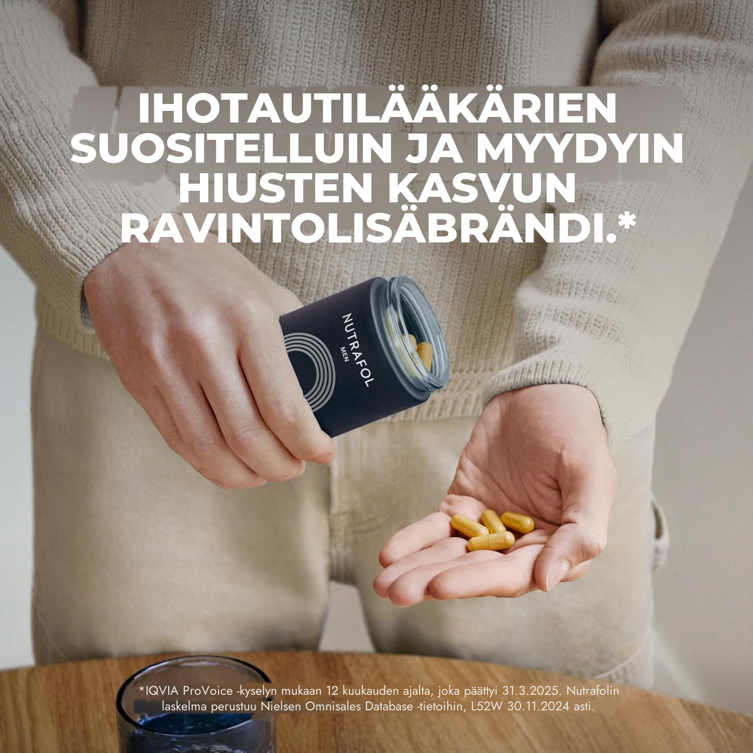 Nutrafol miehille (120 kapselia)