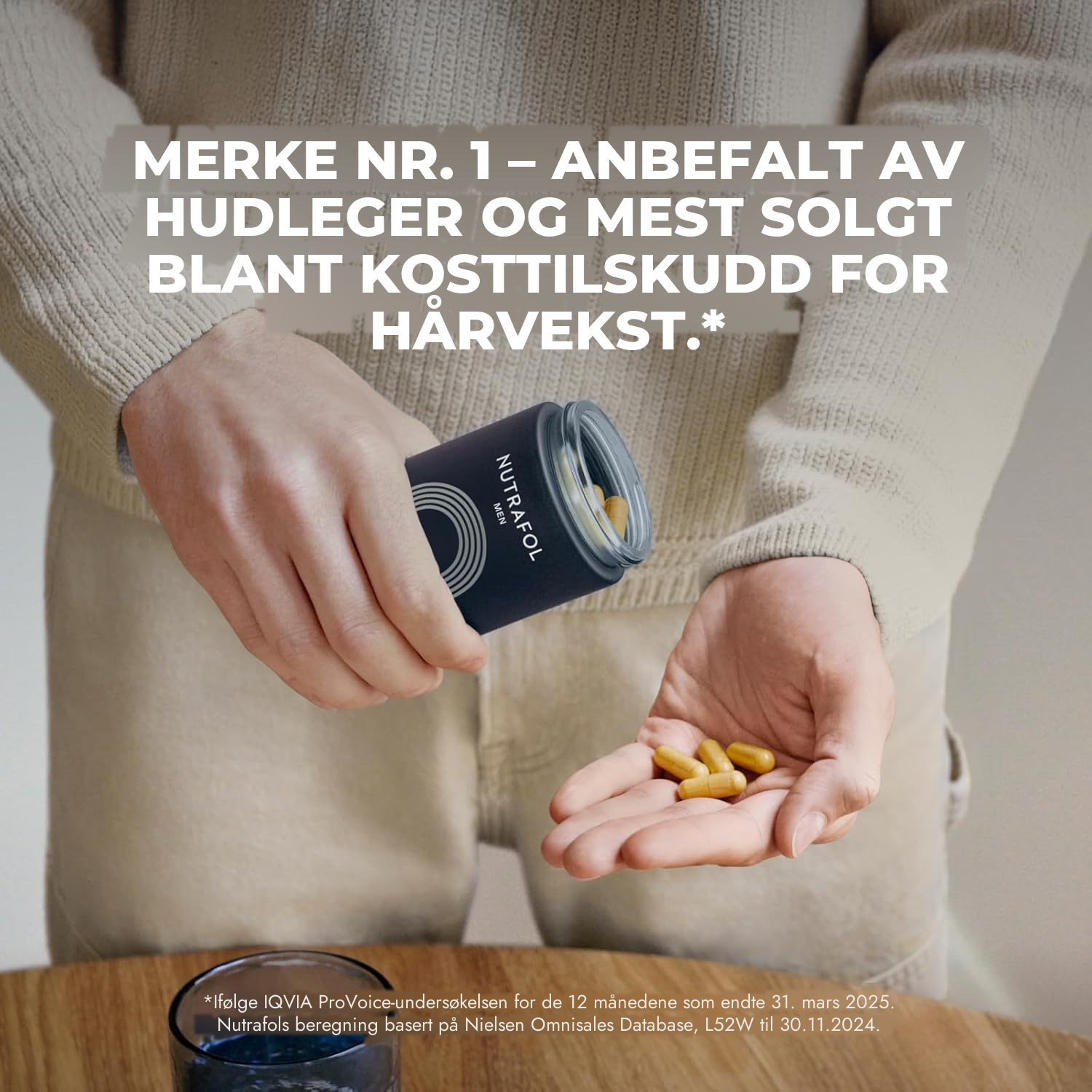 Nutrafol for menn (120 kapsler)