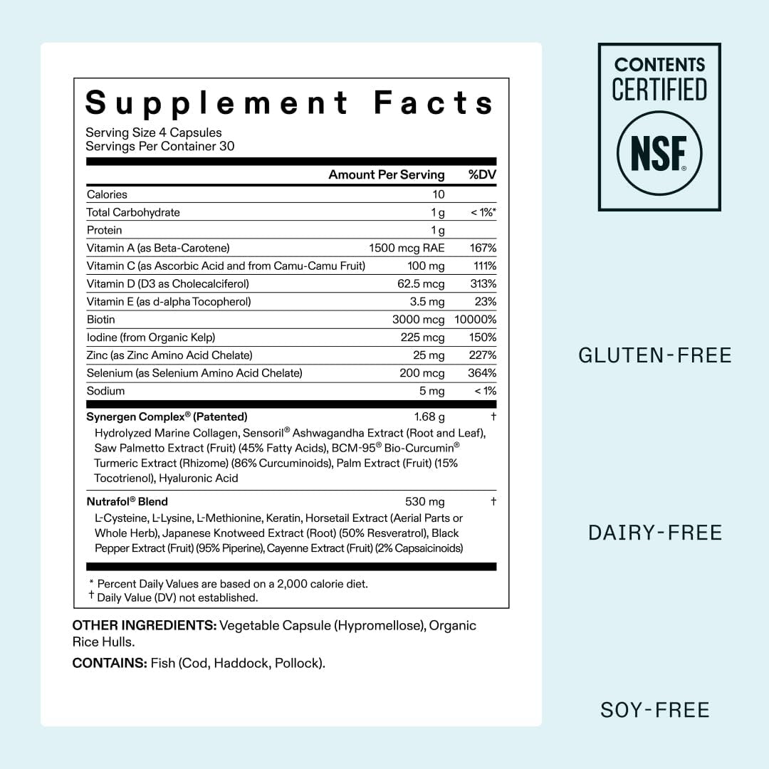 Nutrafol for Women 18-44 120 capsule supplement pack