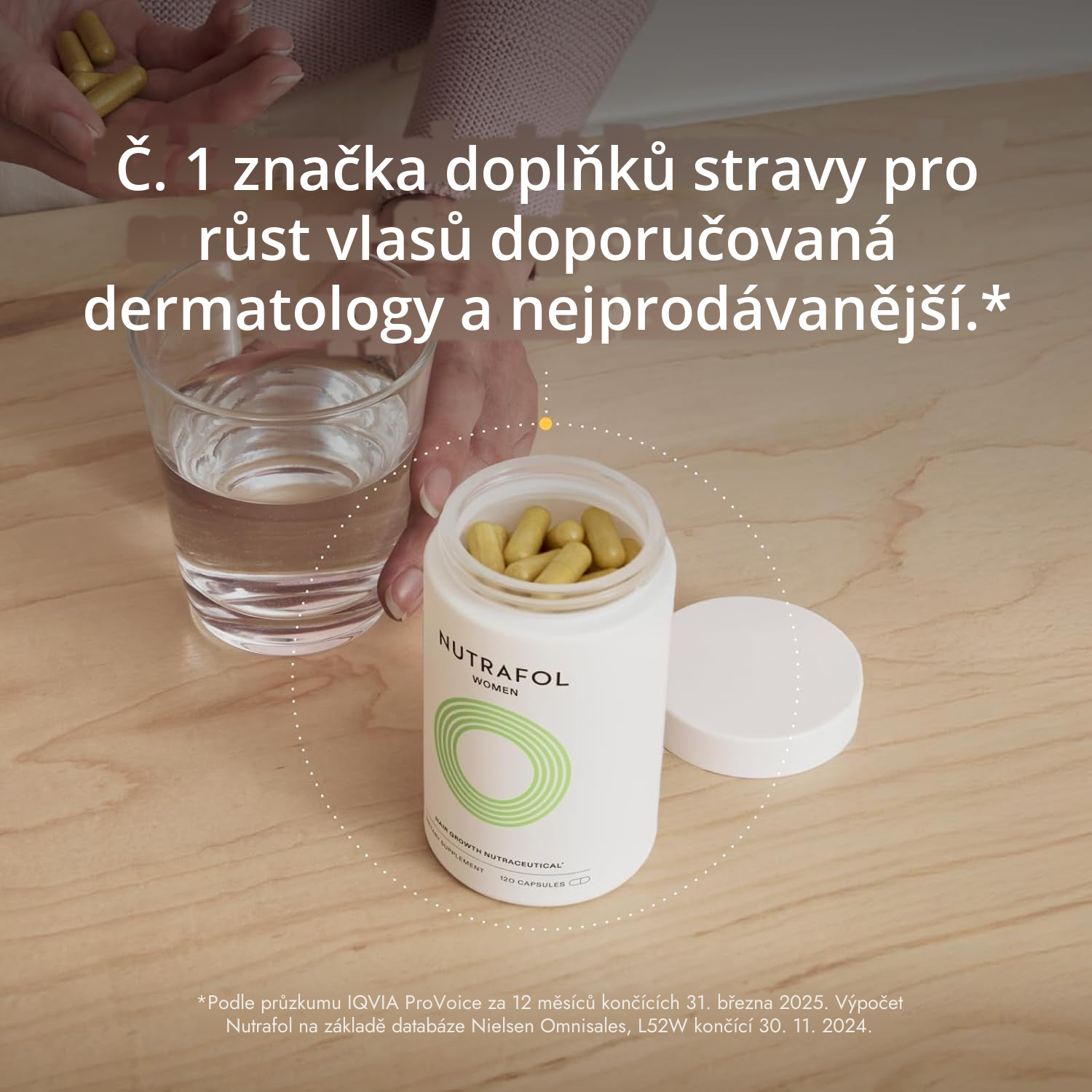 Balení Nutrafol for Women 18-44 zezadu