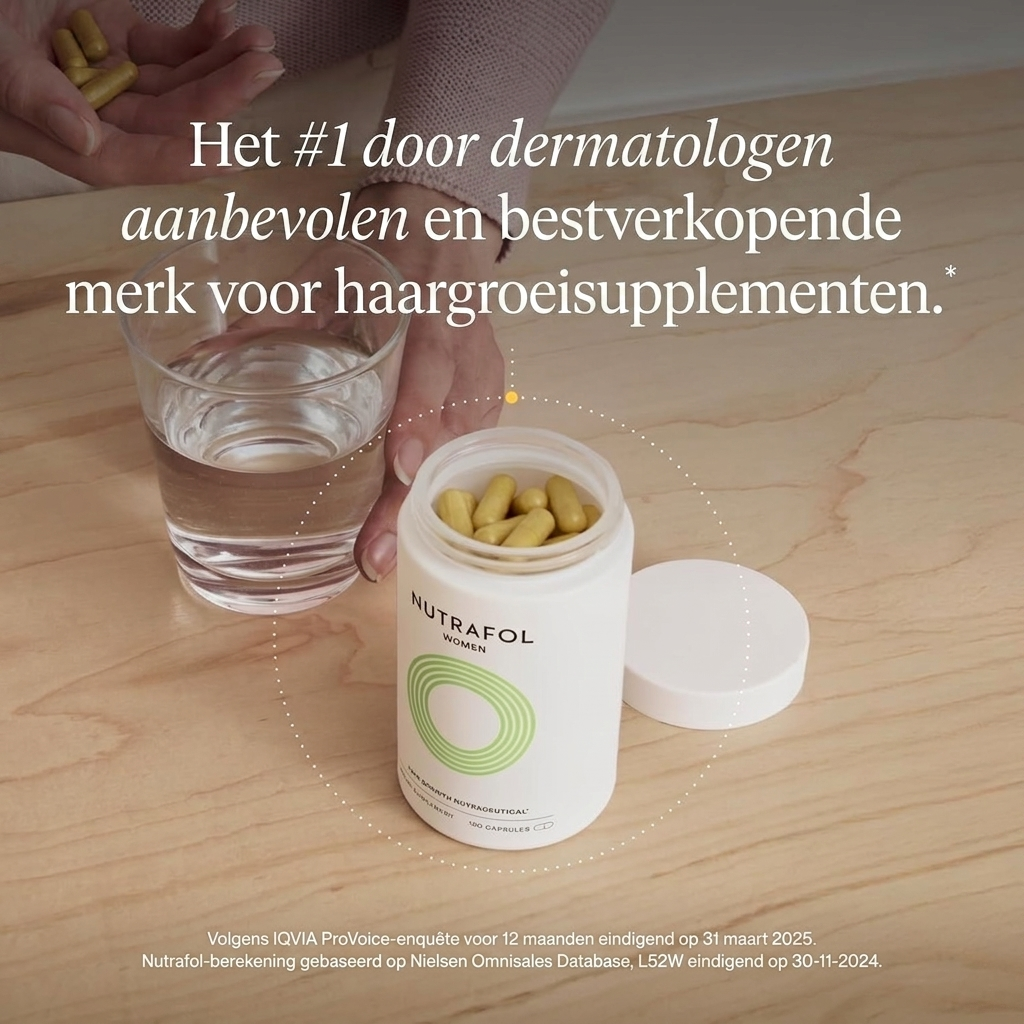 Verpakking Nutrafol for Women 18-44 van de achterkant gezien