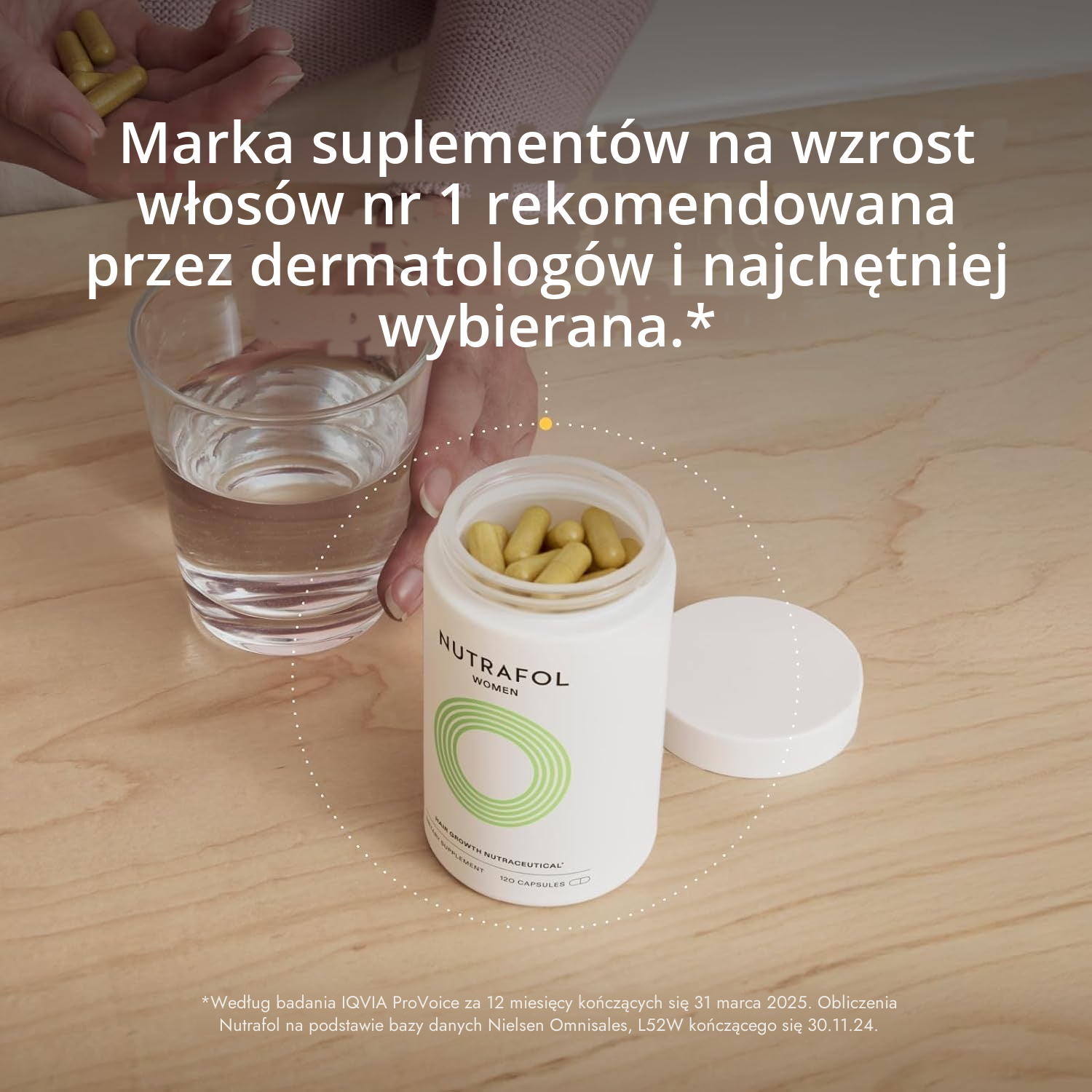 Nutrafol for Women 18-44 opakowanie widziane od tyłu