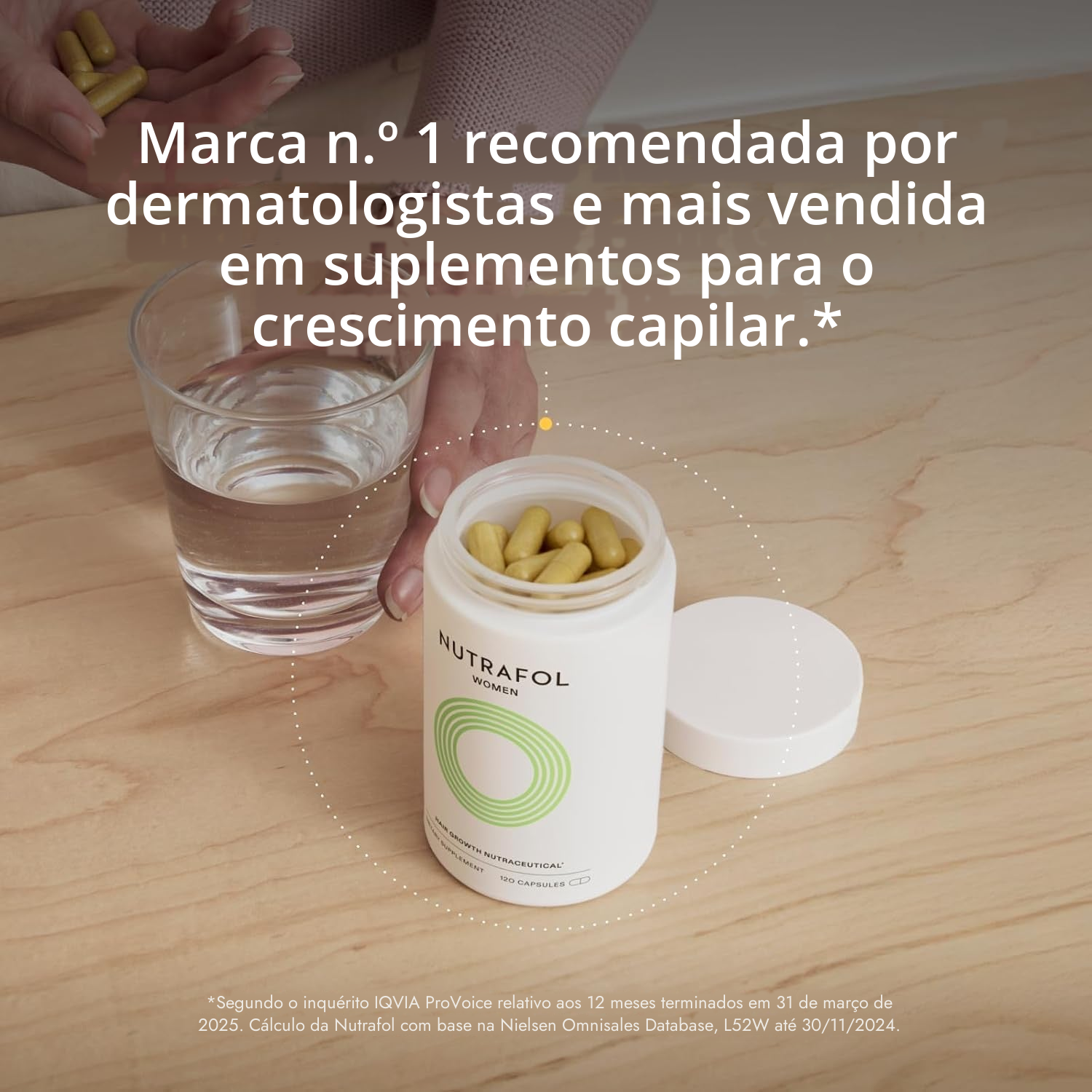 Pack Nutrafol for Women 18-44 visto de trás