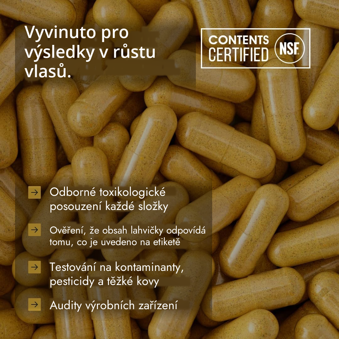 Balení Nutrafol for Women 18-44 v ruce pro srovnání velikosti
