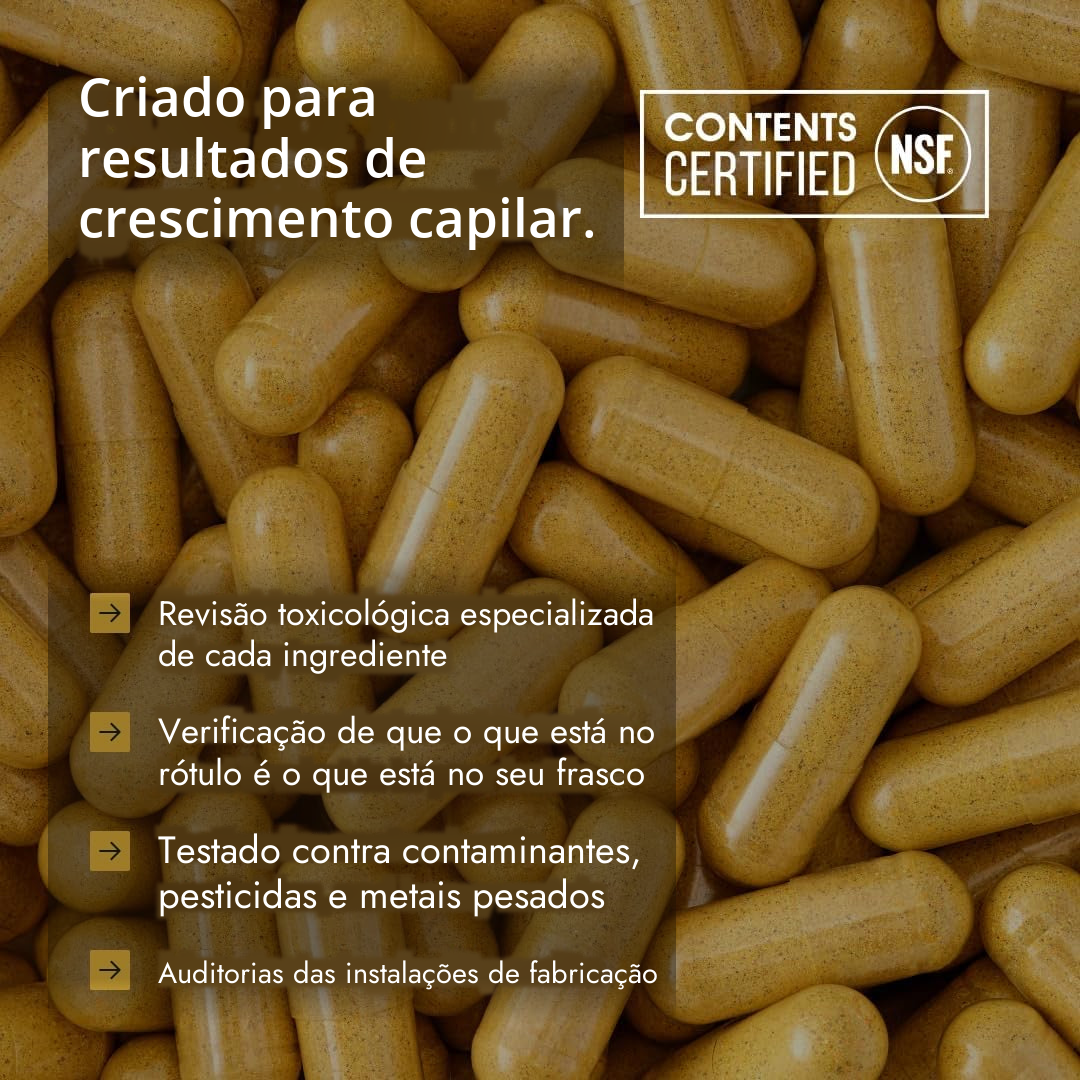 Pacote de Nutrafol for Women 18-44 na mão para noção de tamanho