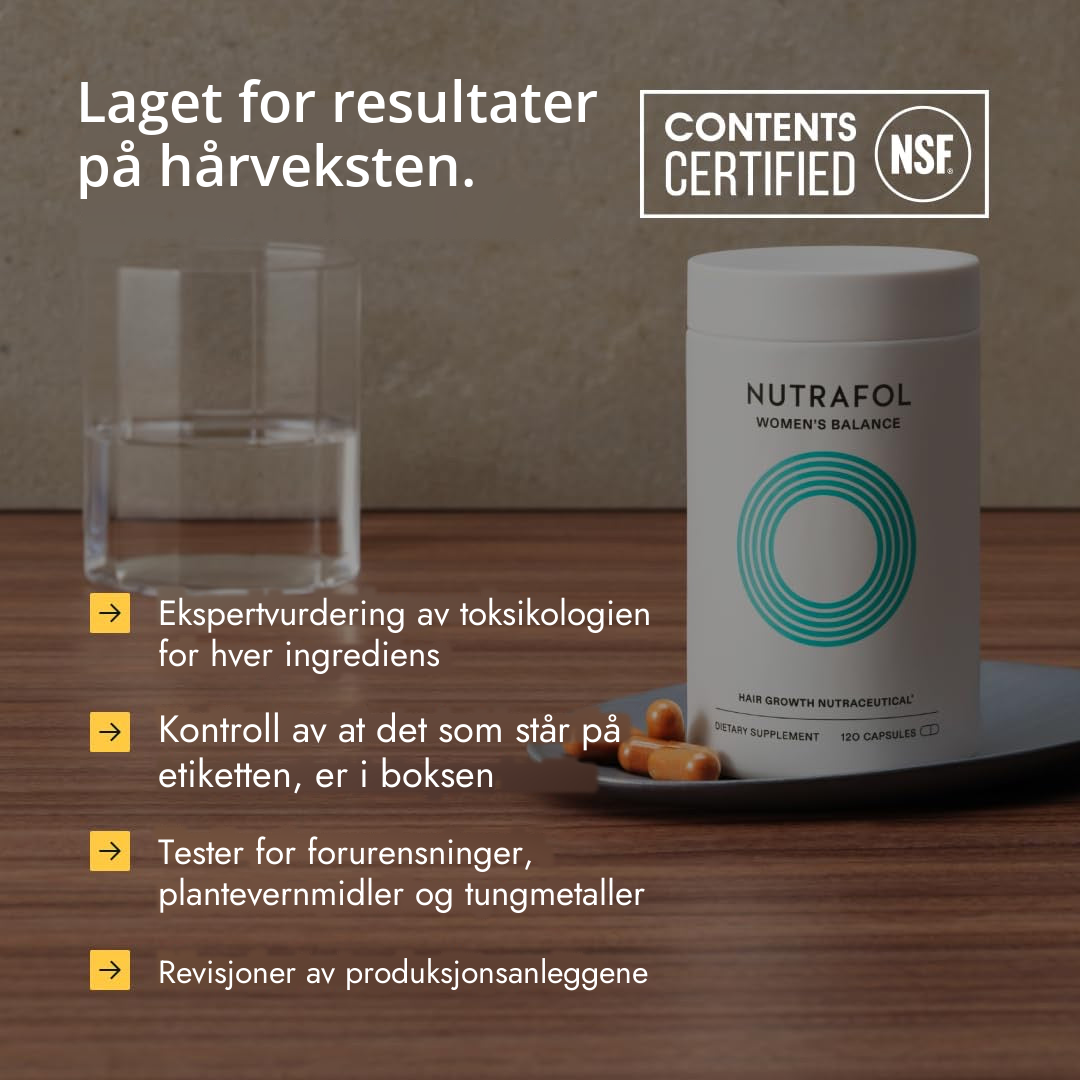 Nutrafol for kvinner 45+ (120 kapsler)