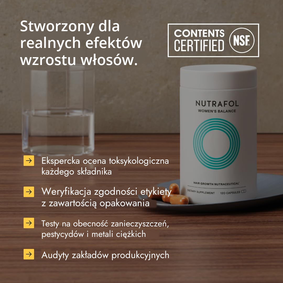Nutrafol dla kobiet 45+ (120 kapsułek)