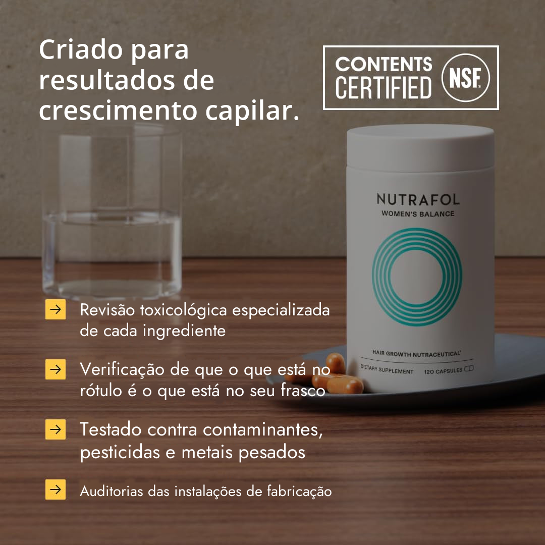 Nutrafol para Mulheres 45+ (120 Cápsulas)
