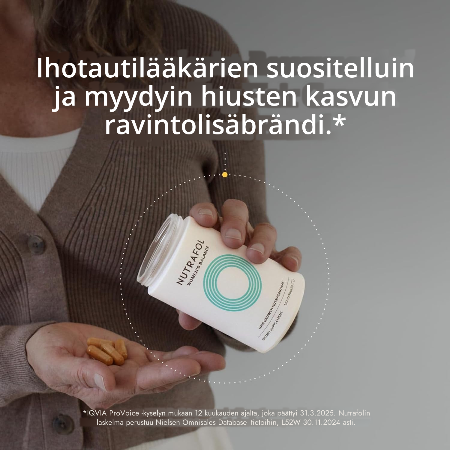 Nutrafol naisille 45+ (120 kapselia)