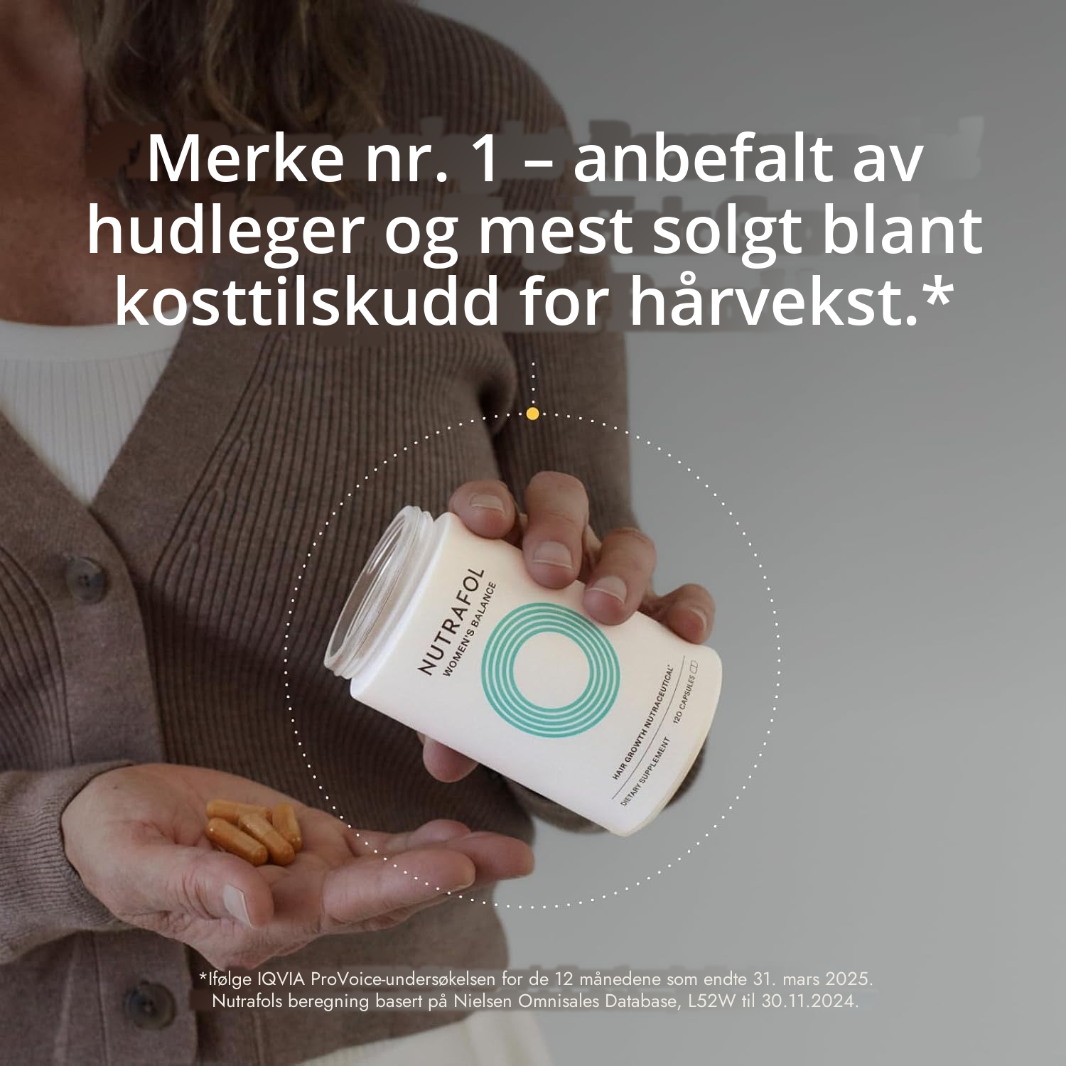Nutrafol for kvinner 45+ (120 kapsler)
