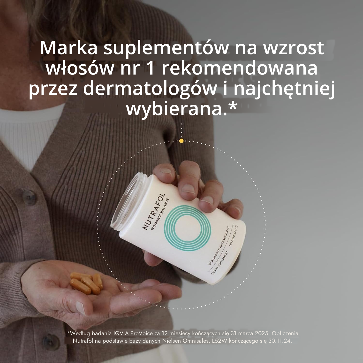 Nutrafol dla kobiet 45+ (120 kapsułek)