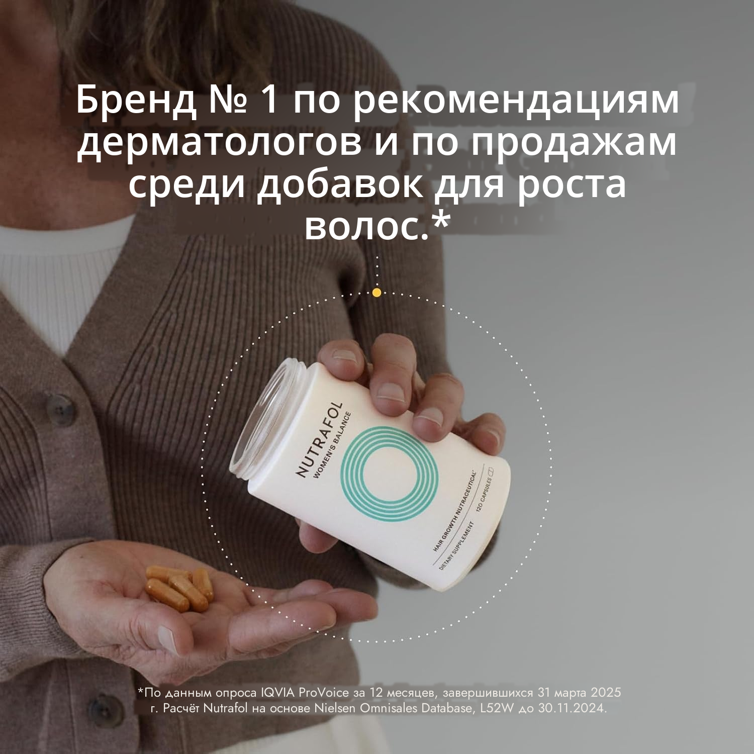 Nutrafol для женщин 45+ (120 капсул)