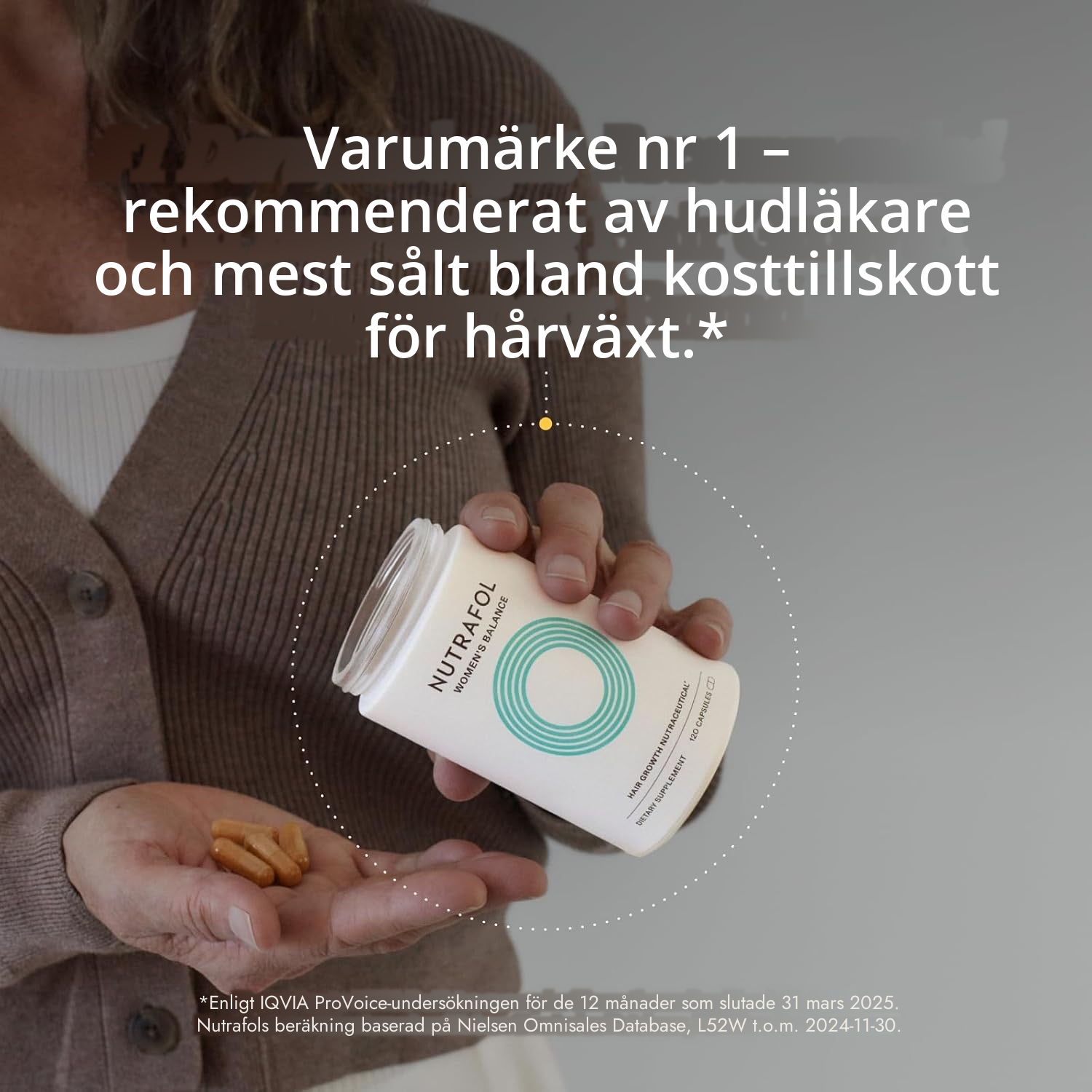 Nutrafol för kvinnor 45+ (120 kapslar)