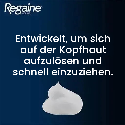 Regaine Schaum 5% für Männer (3 Monatsvorrat)
