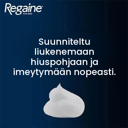 Regaine Vaahto 5% miehille (3 kuukauden pakkaus)