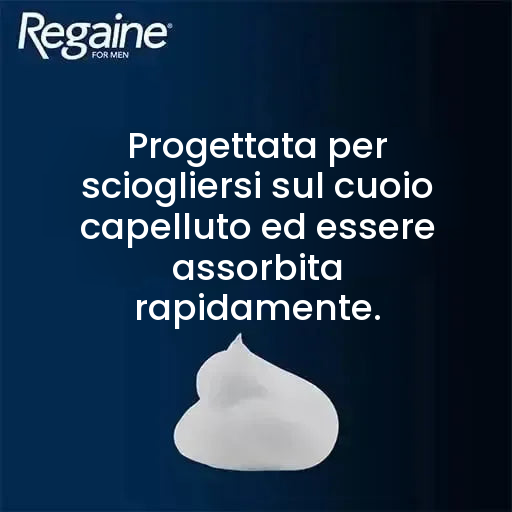 Regaine Schiuma 5% per Uomo (3 Mesi)